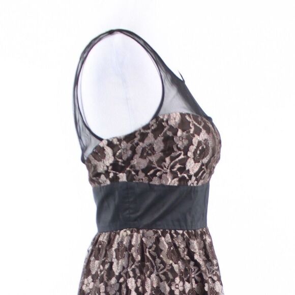 Tracy Reese black A-line dress 2 - Picture 6 of 8